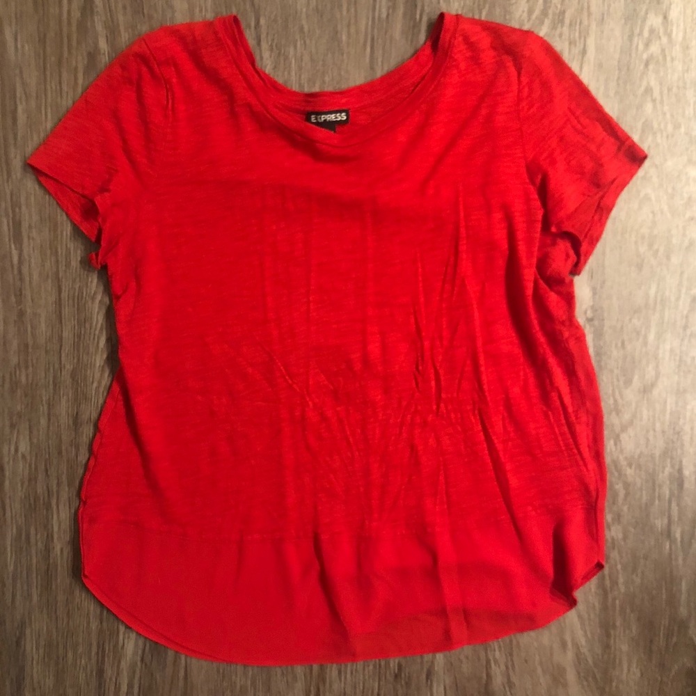 Red tee, Express.